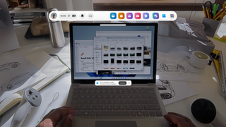 Meta Horizon OS showing the quick connect option for Windows 11 laptops using Remote Desktop.