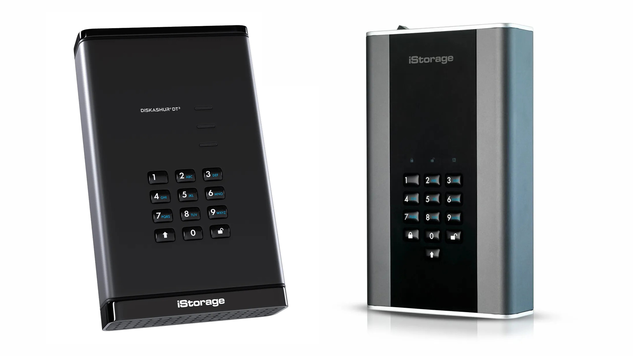 The iStorage diskAshur DT3 and DT2 external HDD