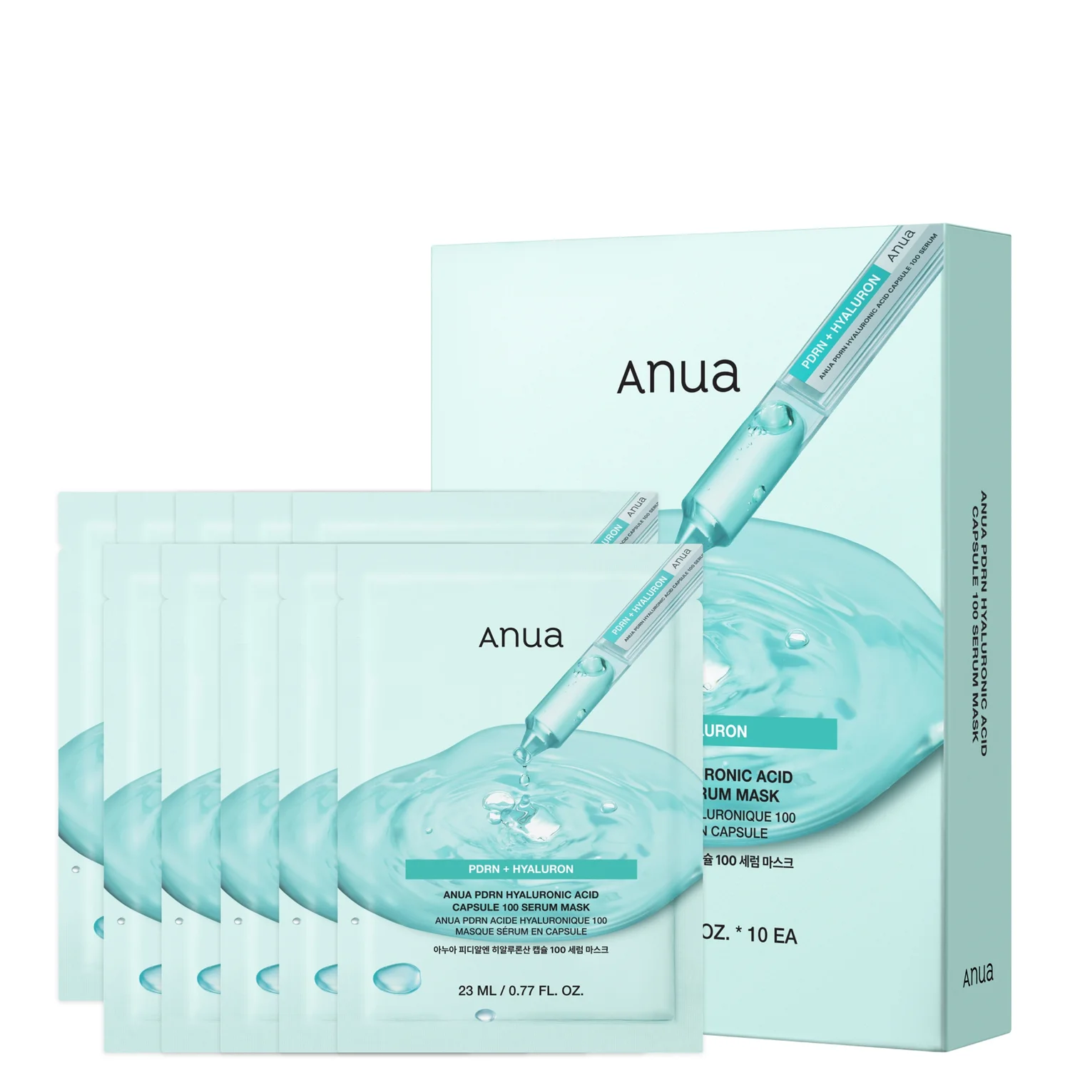 Anua Pdrn Hyaluronic Acid Capsule 100 Serum Mask 23ml