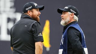 Shane Lowry and Bo Martin at the 2019 Open