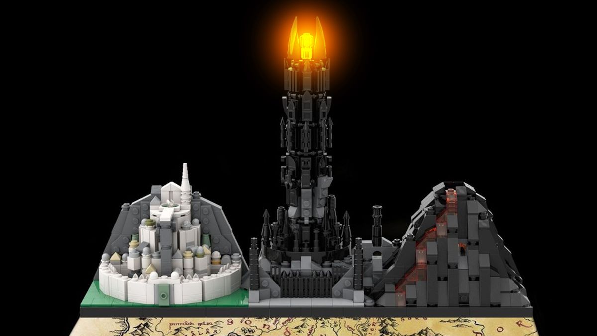 LOTR skyline mini Lego MOC