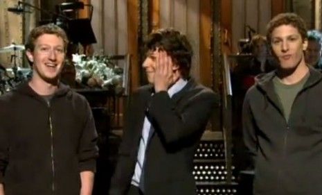 &amp;quot;Those guys are such nerds,&amp;quot; said the real Mark Zuckerberg about Jesse Eisenberg and Andy Samberg&amp;#039;s attempt to play him on &amp;quot;Saturday Night Live.&amp;quot;