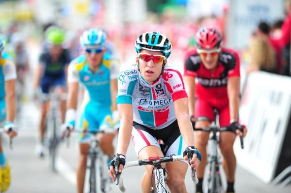 Jan Bakelants (Omega Pharma-Lotto) attacked in the final 10km