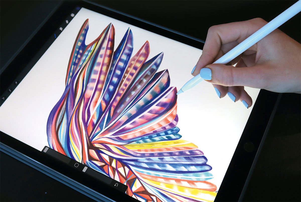 O'Sullivan advises not overusing the Undo button while drawing