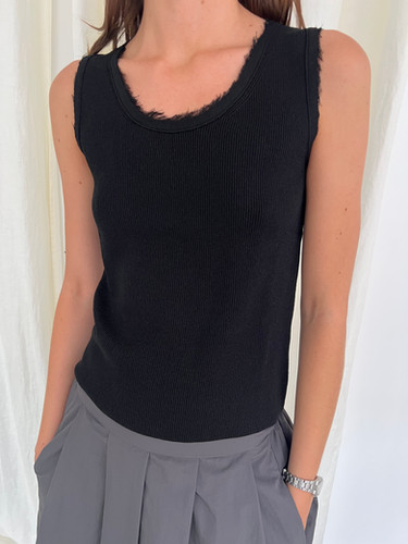Raw Cut Edge Top