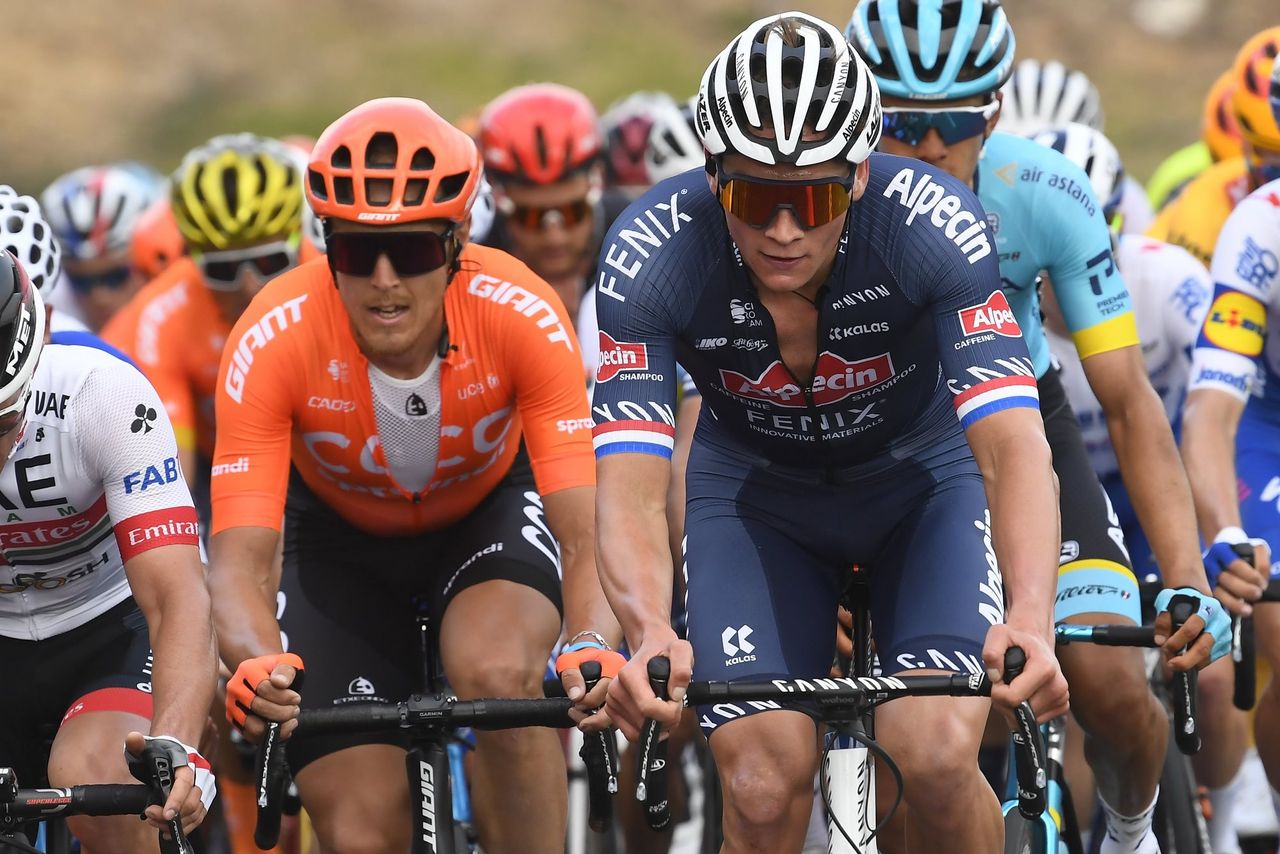 Alpecin-Fenix&rsquo;s Mathieu van der Poel on stage 2 of the 2020 Volta ao Algarve
