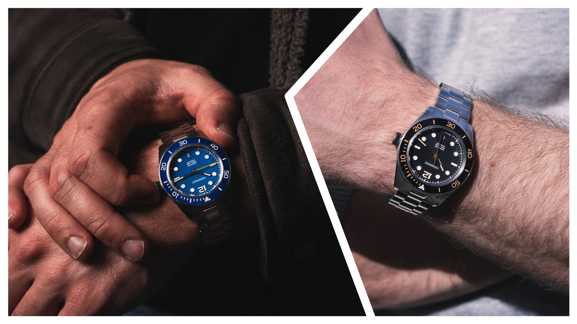 Nomadic Watches Mara&iacute; 401 on a wrist 
