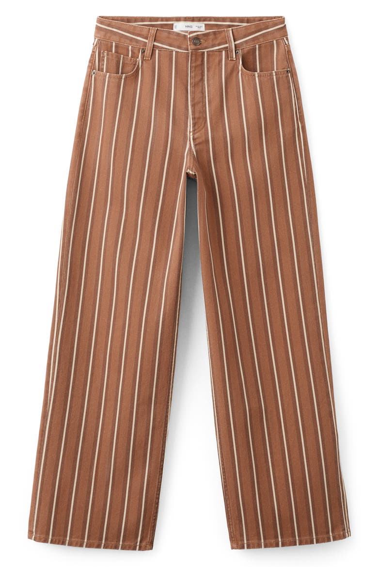 Stripe Straight Leg Jeans