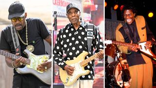 [L-R] Eric Gales, Buddy Guy and Little Jimmy King: Gales has just announced a tribute LP to Little Jimmy King, aka Manuel Gales, covering his late brother's songs, and the first single features Buddy Guy.