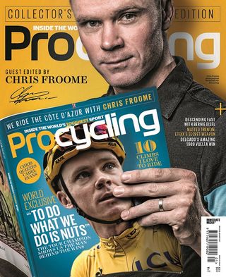 The cover of Procycling January 2017 issue
