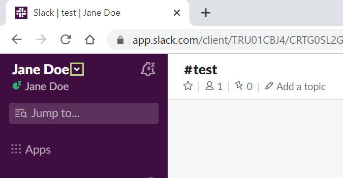 log out of slack