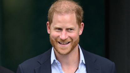 Prince Harry, Duke of Sussex departs after visiting the Centre For Blast Injury Studies at Imperial College London on September 10, 2025