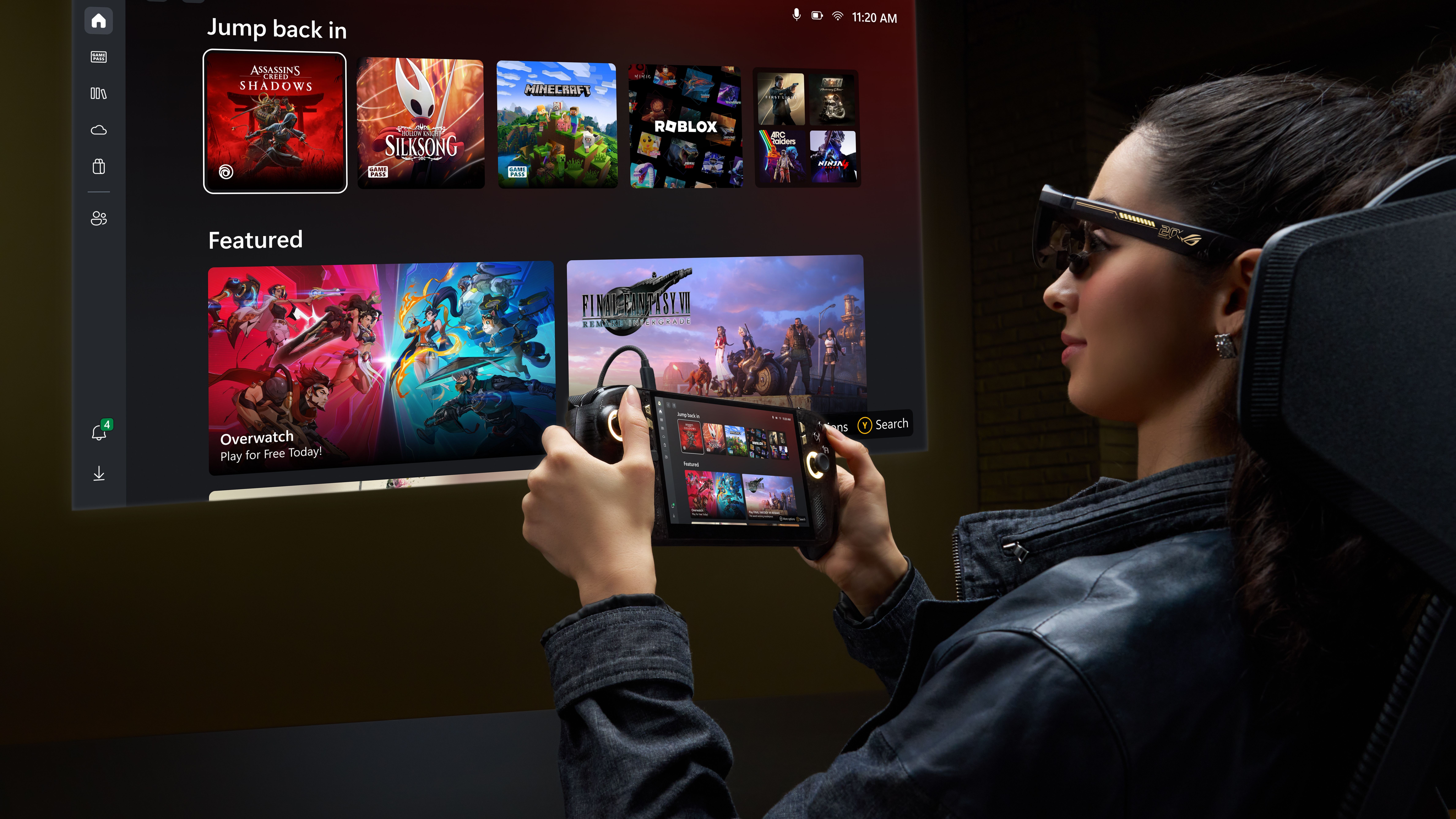 Lifestyle image of ROG Xbox Ally X20