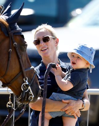 Zara Tindall and Lucas Tindall