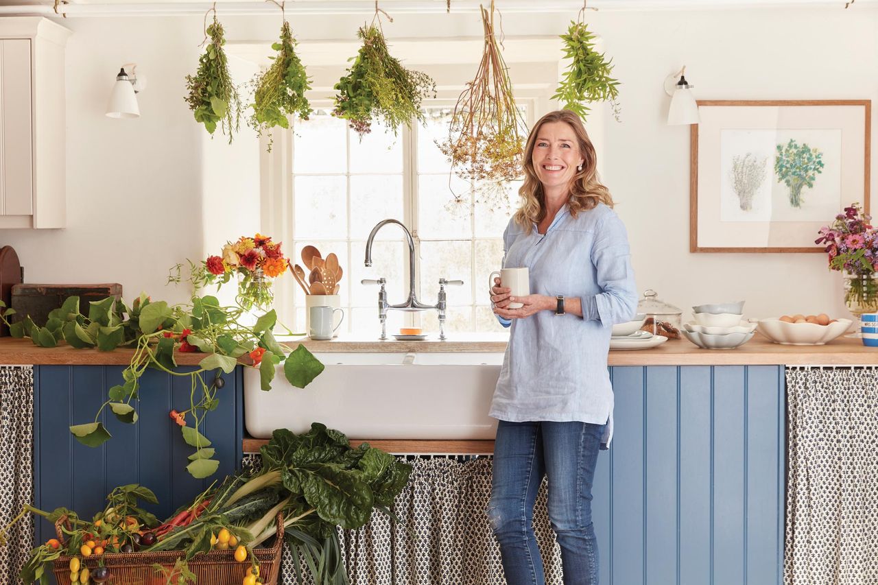 Sophie Conran in her laundry room.