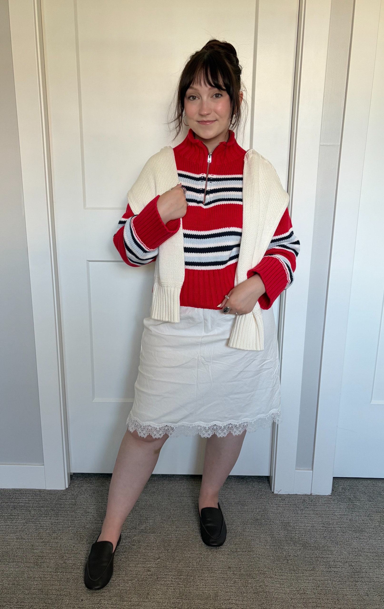 Meguire Hennes tried J.Crew's Tiny Rollneck Sweater for styling review
