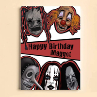 Slipknot birthday card by More Than Valentine's