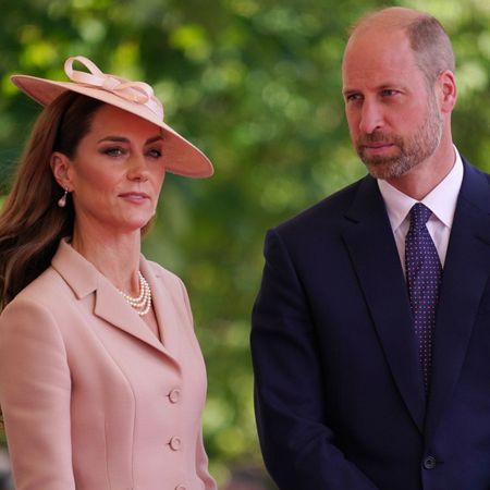 The Prince and Princess of Wales attend a state visit by the President of the French Republic