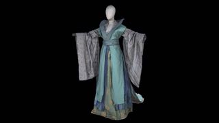 3d scanning, as represented by a render of a Japanese dress