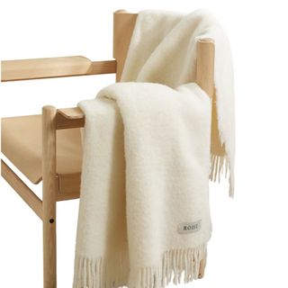 Rohe Fringed Wool-Blend Blanket
