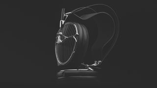 Meze Audio ARTA over ear headphones on black background