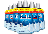 Finish Rinse Aid for Shiner and Drier dishes, WAS £16.22, NOW £10.95 (SAVE 32%)
Make room for this pack of six Finish Rinse Aid, a premium brand it promises spot prevention on glassware and 100% better drying results. Bag your bargain today.