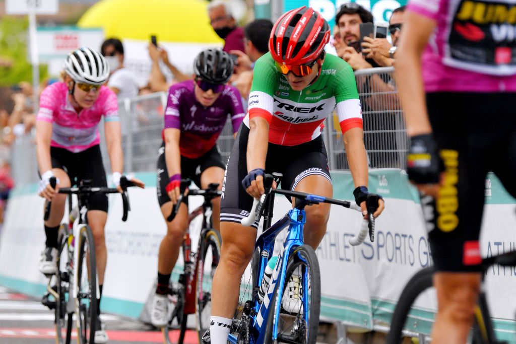 Elisa Longo Borghini in second place on stage 7 at the Giro d&#039;Italia Donne