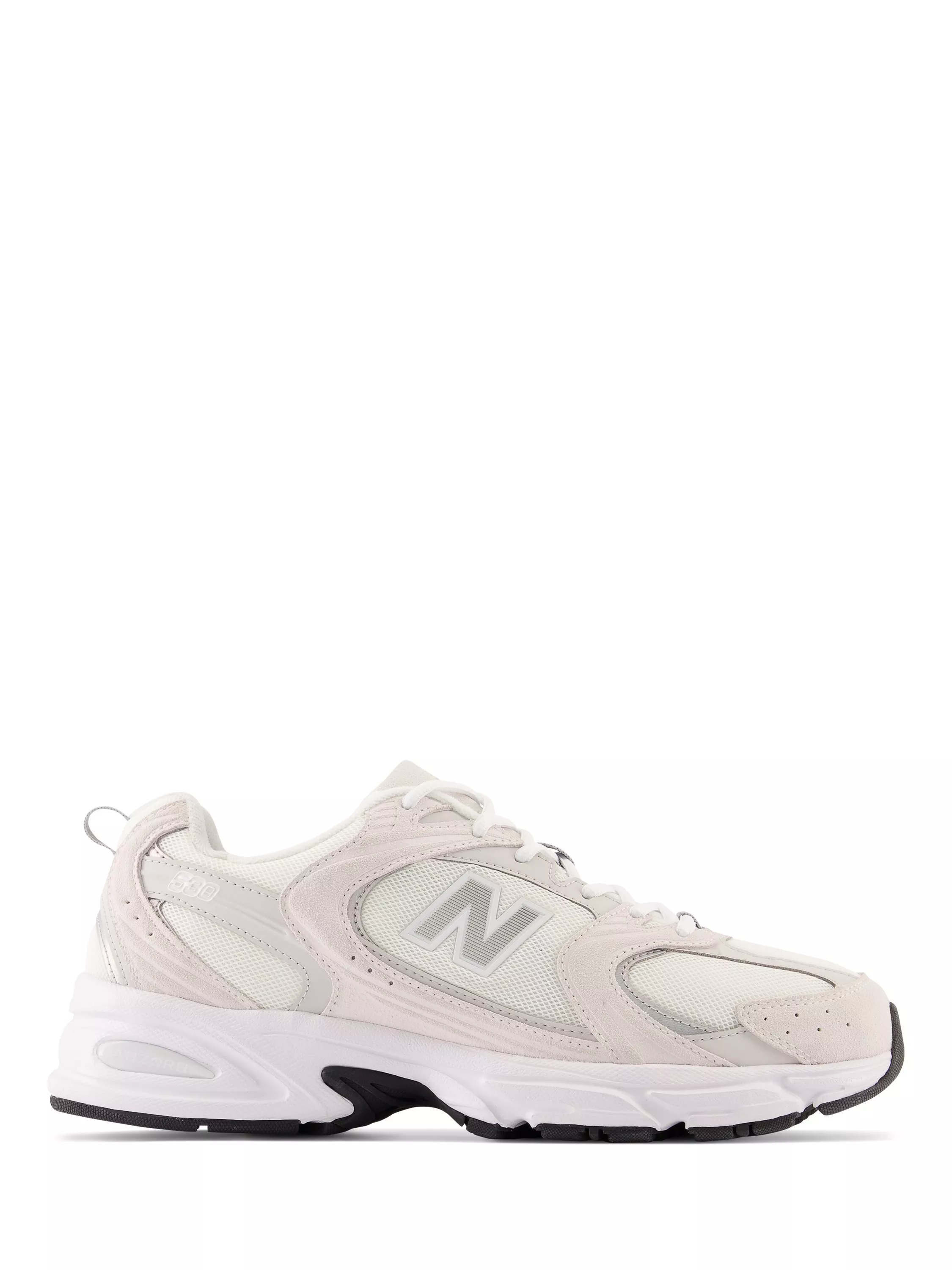 New Balance 530 Leather Blend Trainers, Sea Salt/grey