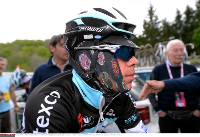 Rigoberto Uran trying out a new look