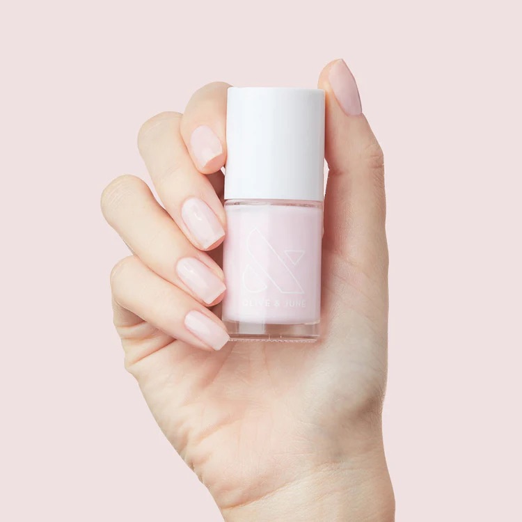 pale pink nail polish