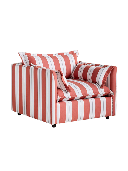 Denver Sunbrella&reg; Stripe Outdoor Chair