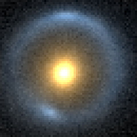 Einstein Ring in False Color