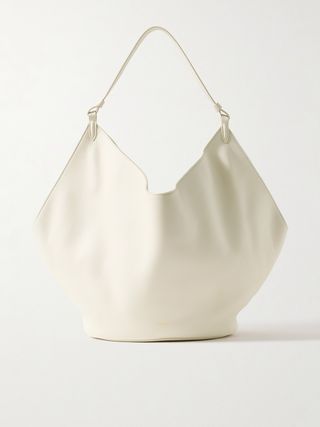 Lotus Medium Textured-Leather Tote