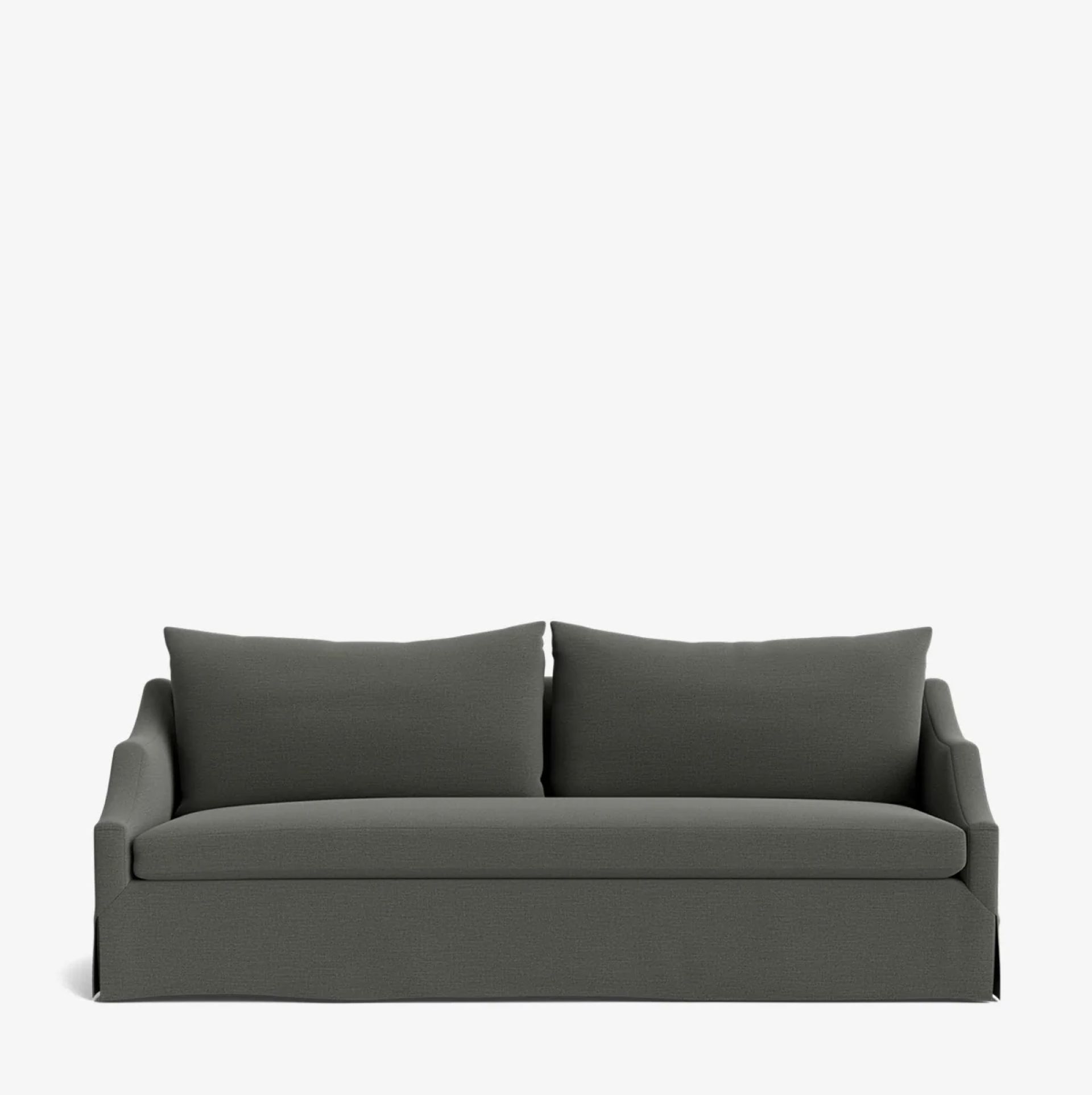 charcoal sofa by McGee & Co