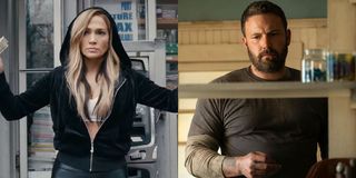 Ben Affleck and Jennifer Lopez in hustlers and the way way back