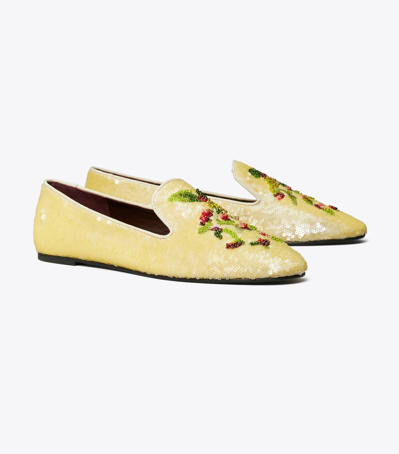 Smoking Slipper in Yellow, Size 10