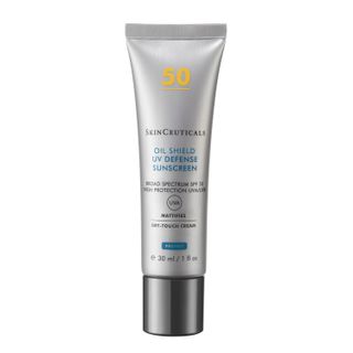 product shot of SkinCeuticals Ultra Facial UV Defense SPF50 Sunscreen Protection, one of the best sunscreens for oily skin