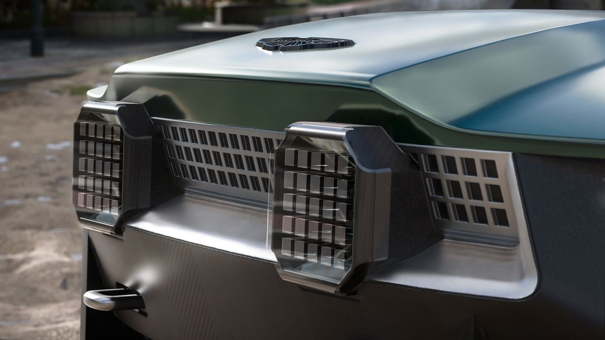 The Aston Martin Dreadnought vehicle as it appears in Call of Duty: Modern Warfare 4.