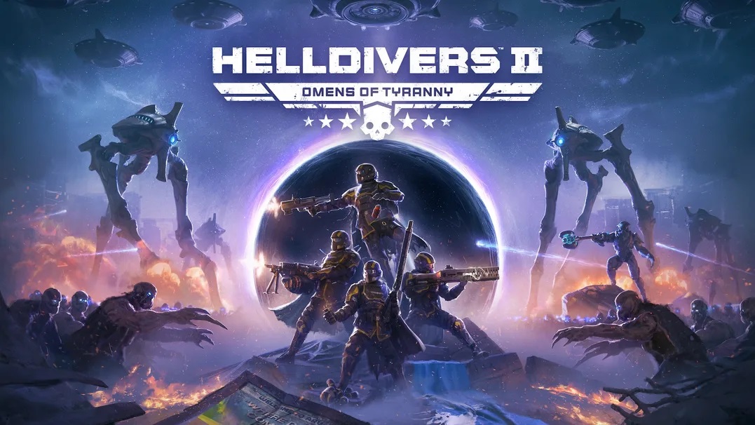 Helldivers 2 Omens of Tyranny key art