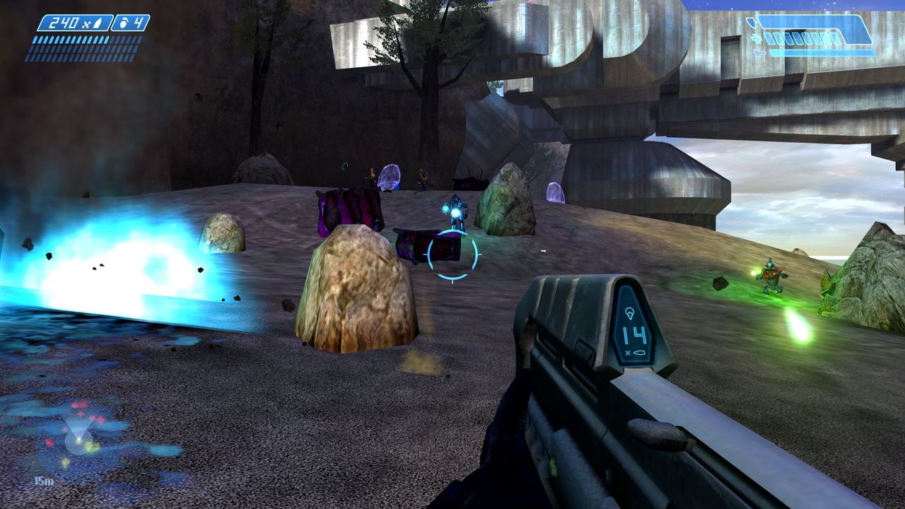 Screenshot from Halo Campaign Evolved remake