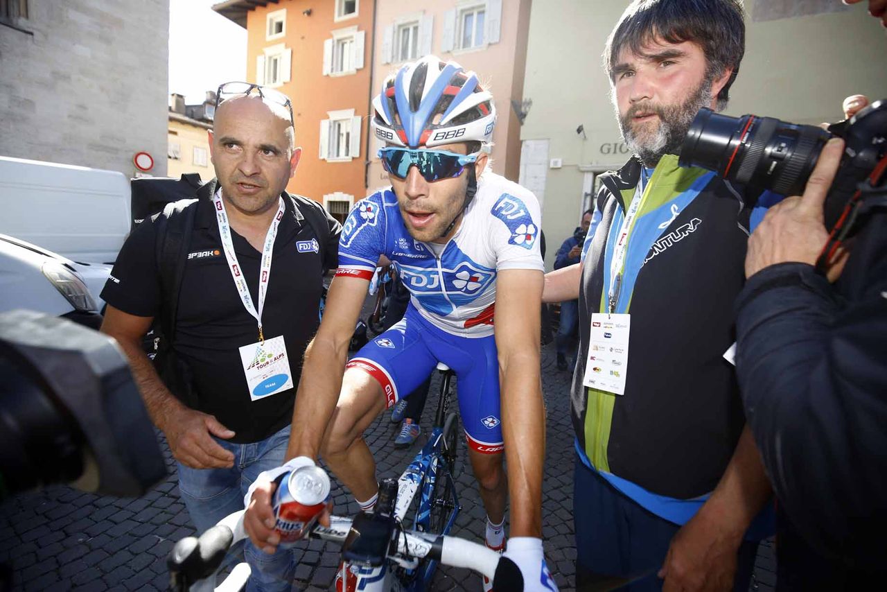 Thibaut Pinot (FDJ) after the final stage of the Tour of the Alps.