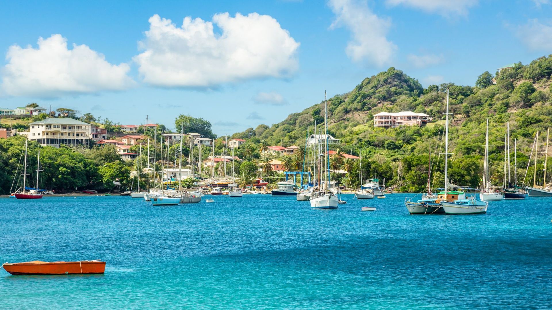 Board a boat and sail the coastline of Grenada