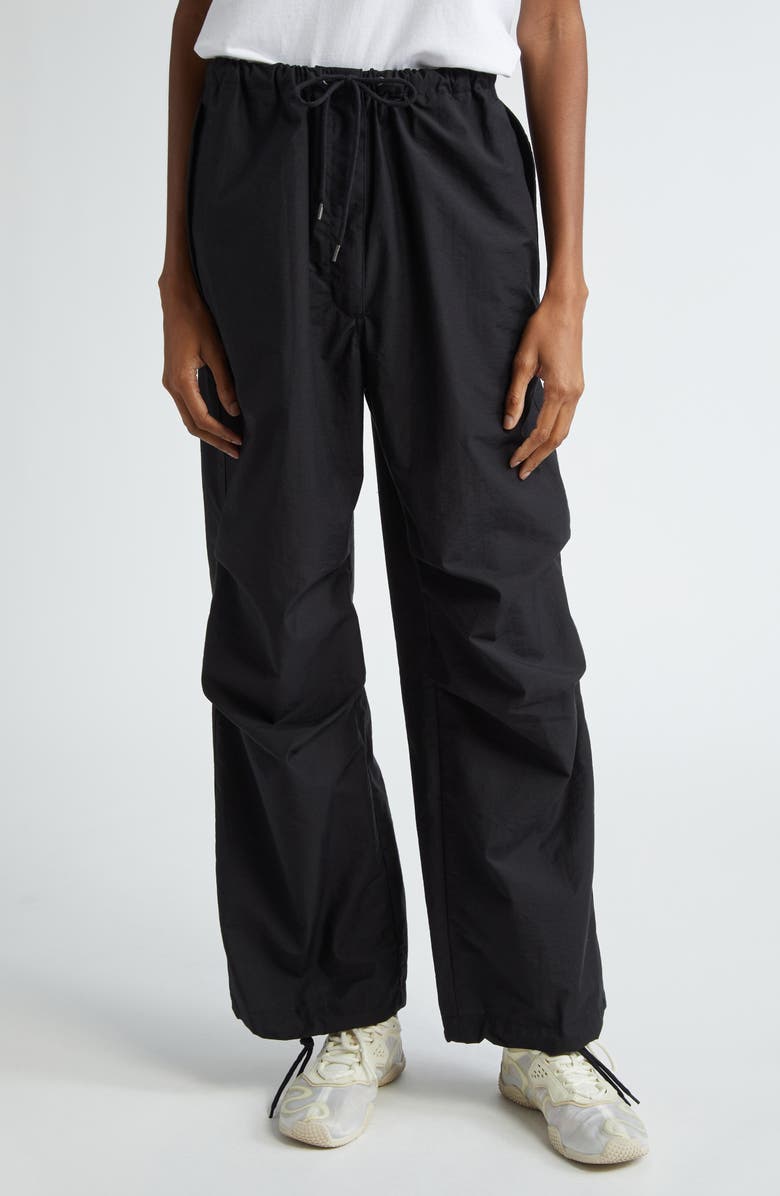 Parla Cotton & Nylon Parachute Pants