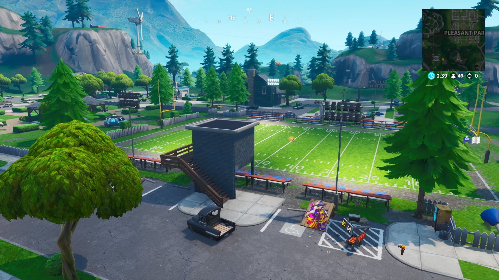 fortnite clown board playing fields