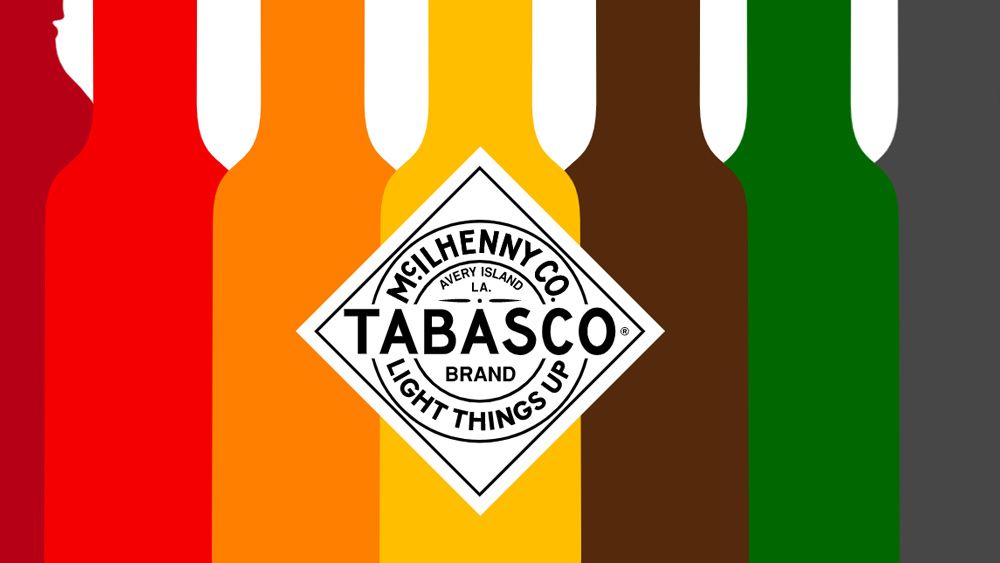 The bold new Tabasco sauce branding is on fire