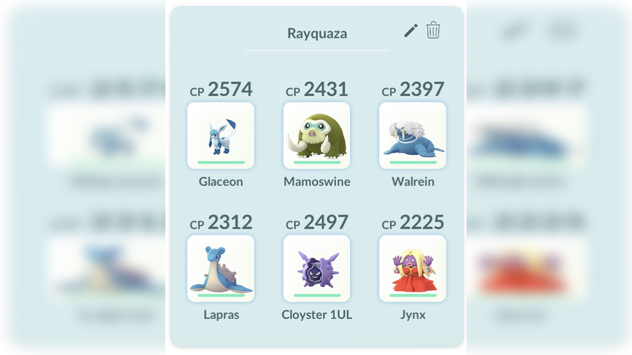 Pokemon Go Rayquaza counters