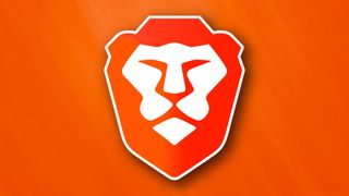 Brave browser logo on abstract background