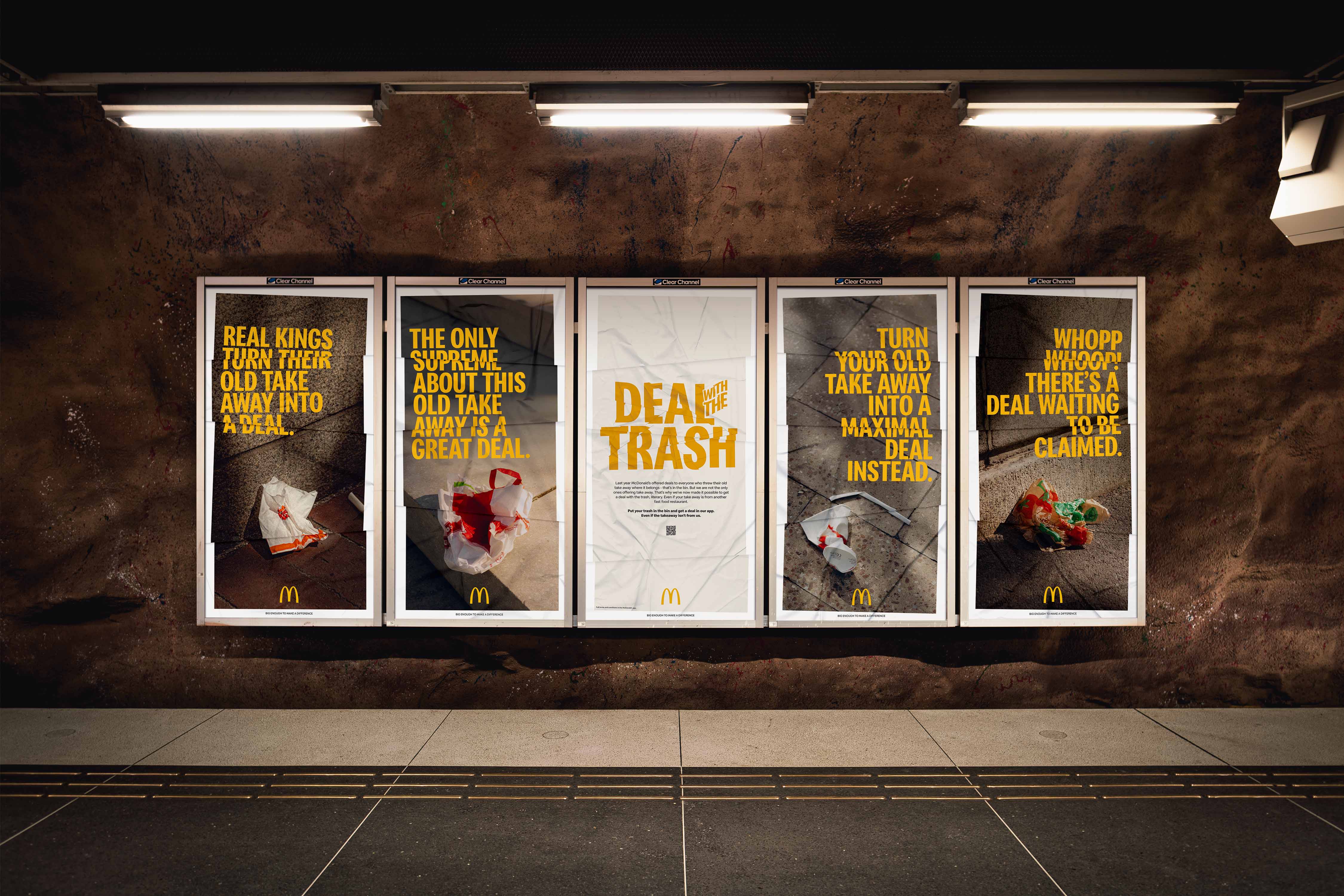 McDonald's deal with the trash