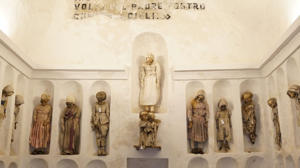 Child mummies in the Capuchin Catacombs