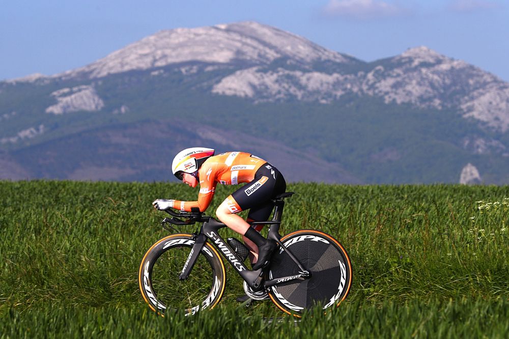 Anna van der Breggen of The Netherlands and Boels - Dolmans